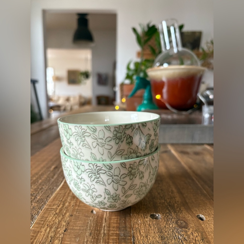 Floral Dipping Bowls, Set of Two - Picture 9 of 16